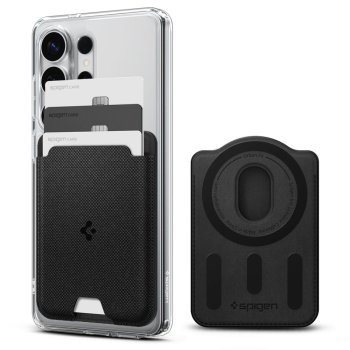 Spigen Urban Fit MagSafe Magnetic Card Wallet Black