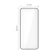 Tech-Protect Glass Fit+ Tempered Glass for Motorola Edge 50 Neo / 60 Neo 2-Pack Black