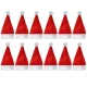 Ruhhy Christmas Santa Hat Cutlery Holders (12 pcs)