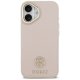 Guess Grained Strass MagSafe Phone Case Cover iPhone 17 - Pink