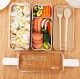 Lunch Box Food Container 750ml, Beige