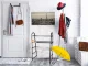 5-Tier Shoe Rack, Black/Silver, 79x54x28 cm