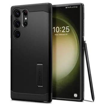 Spigen Tough Armor Case for Samsung Galaxy S23 Ultra, Black