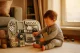 Wooden Elephant Busy Board for Toddlers
