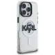 Karl Lagerfeld IML Karl Sketch Logo MagSafe Case for iPhone 16 Pro Max, Clear