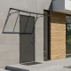 Entrance Door Canopy 140x90 cm Awning Shelter with UV Protection MultiGarden