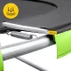 4FIZJO Trampoline Spring Cover Pad 14FT (427-435 cm), Black/Green