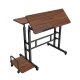 Maclean Mobile Ergonomic Desk, Black, 80x60cm, MC-124 B