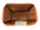 Pet Bed for Dogs and Cats, Size M, Non-Slip Base, 70x55 cm, Orange