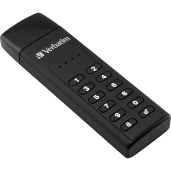 USB atmintinė Verbatim Keypad Secure 64GB USB 3.0, juoda