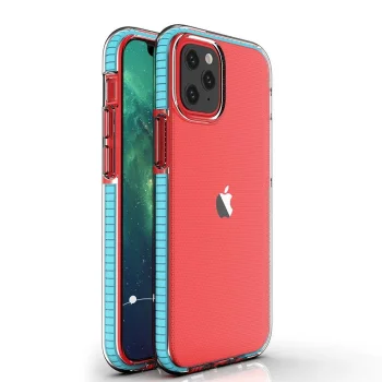 Telefono dėklas iPhone 13 mini Spring Case, skaidrus, šviesiai mėlynas