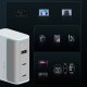 100W GaN Wall Charger Cuktech AD1003EU 3-Port White