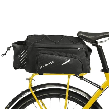 Wozinsky Bike Pannier Rack Bag with Shoulder Strap 9L, Black