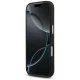Guess iPhone 17 Pro Case 4G PU Leather with Triangle Logo, Black