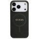 Guess Saffiano Classic Logo MagSafe Case for iPhone 17 Pro Black