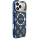 Guess IML Peony Dot MagSafe Phone Case Cover iPhone 17 Pro Max - Blue