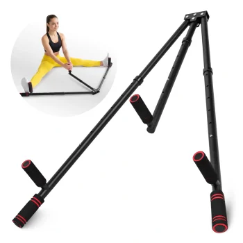 4FIZJO V-type Leg Stretcher Machine for Splits, Black/Red