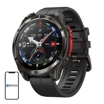 Zeblaze Stratos 4 Pro Smartwatch (Black)