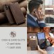 Samsung Galaxy A54 (SM-A546) CASEME Wallet Magnetic Leather Case Cover, Brown