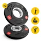4FIZJO Olympic Weight Plates 2 x 1.25 kg Rubber Coated