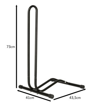 RALLEX metal bike stand for single bicycle, black