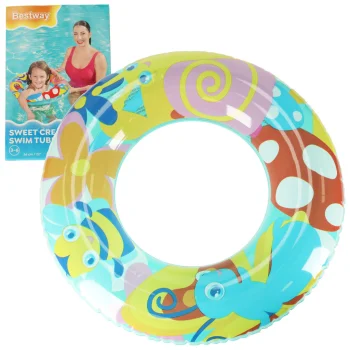 BESTWAY 36013 Inflatable Swim Ring for Kids, Butterfly Design, 56 cm