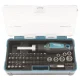 Ratchet Screwdriver and Bit Set Makita B-36170, 47 pcs
