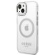 Чехол Guess Metal Outline MagSafe для iPhone 14 6.1\" Silver