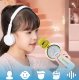 Wireless Karaoke Microphone with Speaker and Bluetooth, White/Gold