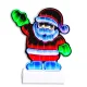 3D LED Santa Claus Glowing Christmas Decoration