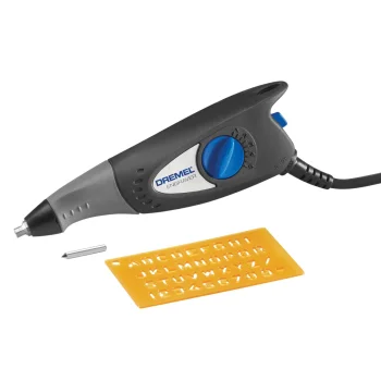 Dremel 290-1 Engraver, 35 W, with Carbide Engraving Tip and Template