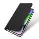 Dux Ducis iPhone 15 Plus Wallet Case Skin Pro, Black