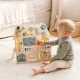 Large Wooden Busy Board for Toddlers ECOTOYS Sensory Educational Activity Toy XL