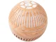Air Humidifier and Aroma Diffuser with RGB LED Night Light, Light Brown