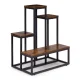 ModernHome 4-Tier Plant Stand, Loft Style