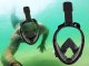 Foldable Full Face Snorkeling Mask L/XL, Black