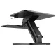 Maclean MC-882 Sit-Stand Desk Converter for Monitor and Keyboard, Black