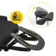 4FIZJO Portable Aluminum Massage Table, 70 cm, Black