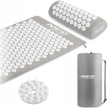 NEO Sport NS-900 akupresūras paklājs, akupunktūras adatu masāžas paklājiņš, Kuznecova aplikators, komplekts ar...