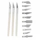 Precision Modeling Scalpel Set with 13 Blades