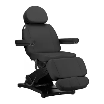 Sillon Classic Electric Cosmetic Chair with 3 Motors, Black
