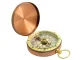 Metal Pocket Compass with Lid for Hiking and Survival, Copper