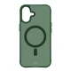 3mk Smoke MagCase for iPhone 16, MagSafe Compatible, Translucent Green