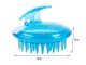 Silicone Massage Brush For Head And Body Wash, blue