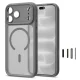 Tech-Protect MagPeak MagSafe CC case for iPhone 18 Pro Max / 17 Pro Max, matte grey