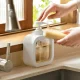 Soap Dispenser 300ml, Ivory White