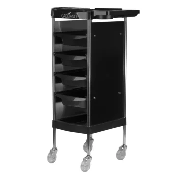 Gabbiano FX11-B Hairdressing Trolley, Black