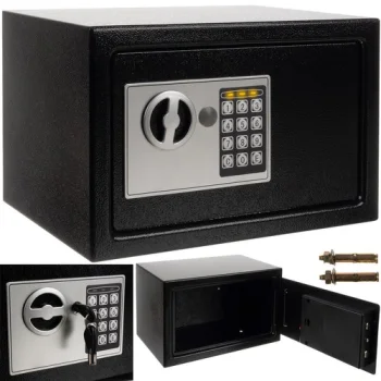 Malatec 00022627 Electronic Combination Safe Black