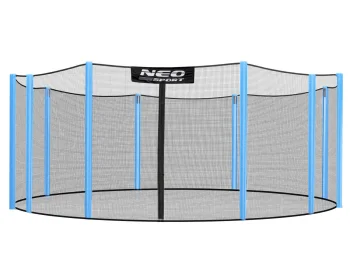 Neo-Sport External Trampoline Safety Net 457-465 cm 15ft for 10 Poles