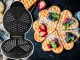 Heart Waffle Maker 1000W Black